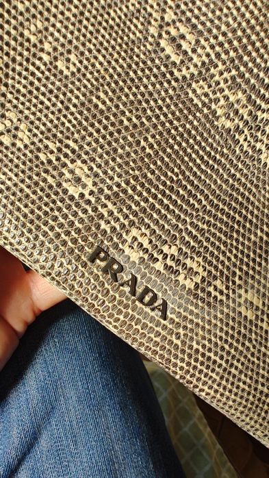 Prada Geanta Piele Reptila
