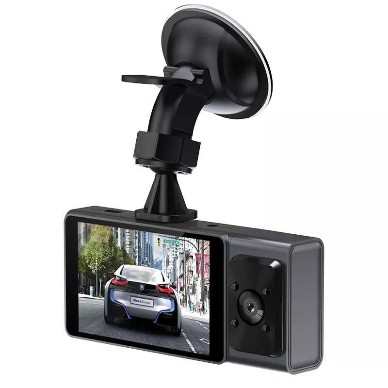 Camera Auto Tripla TSS-S4, Full HD, G Senzor, Detectare miscare