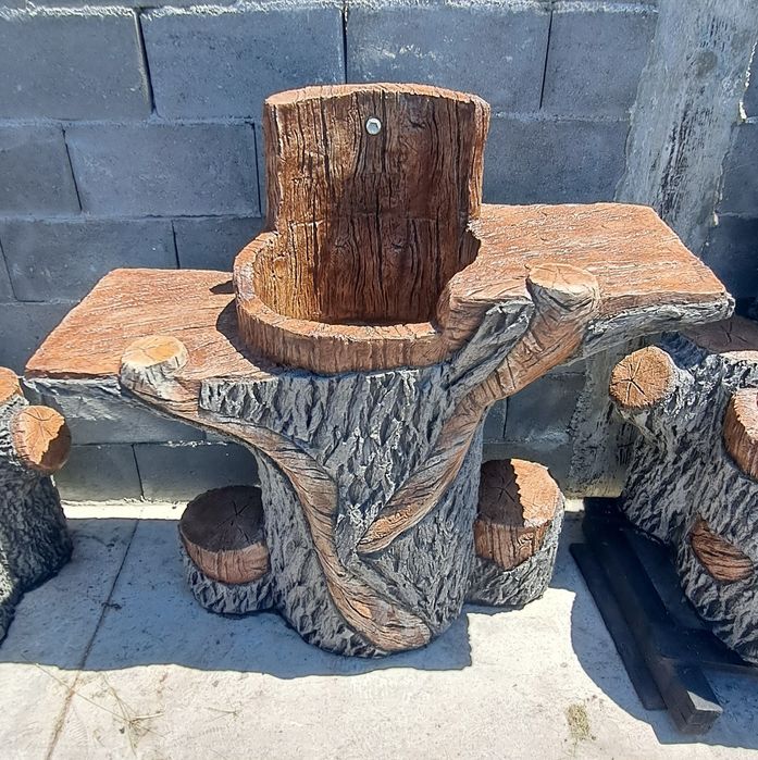 Градинска мивка от щампован бетон