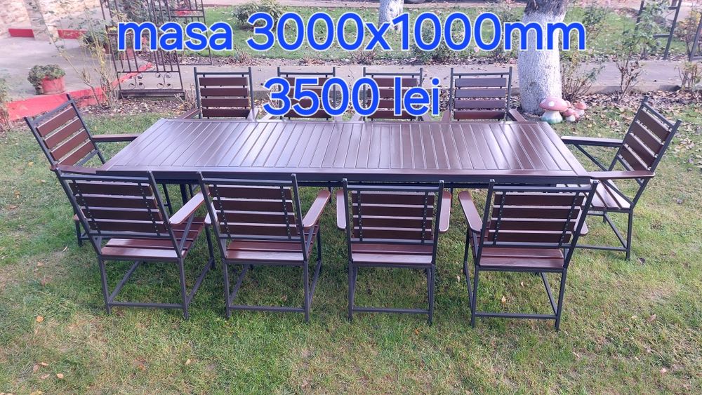 Masa cu 10 scaune