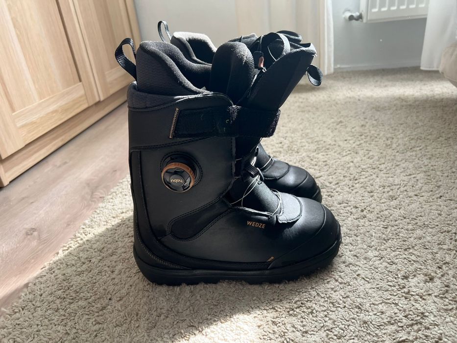 Boots snowboard freestyle & all mountain SNB 500 negru