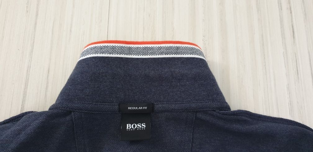 Hugo Boss Paddy Pique Cotton Regular Fit / S НОВО! ОРИГИНАЛНА Тениска!