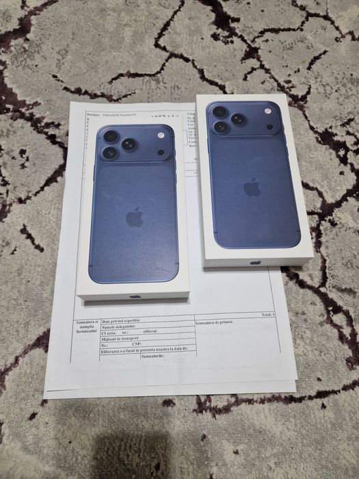 Apple IPHONE 17 PRO MAX 256GB Sigilat, Bon , albastru / Silver