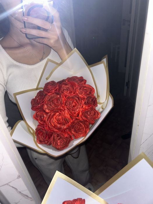 букет из атласных лент на заказ!