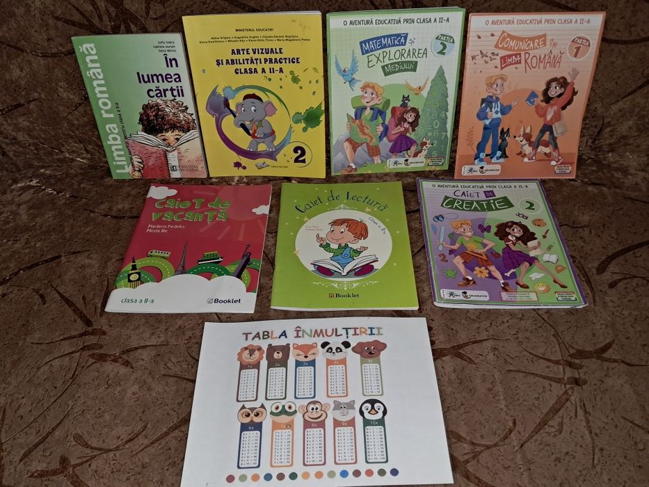 Manuale si carti/caiete de lucru, clasa a 2-a