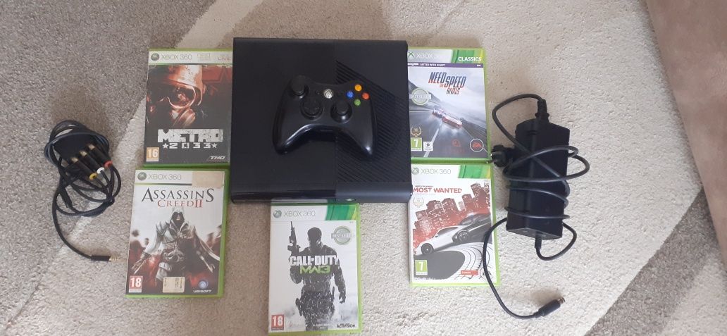 Xbox 360E 500gb +5 jocuri