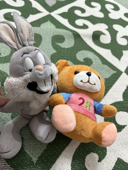 Мякие игрушки 2штуки