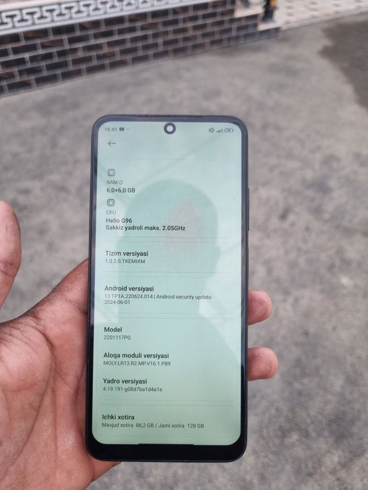 Poco m4 pro holati yaxshi 12 ram 128 rom