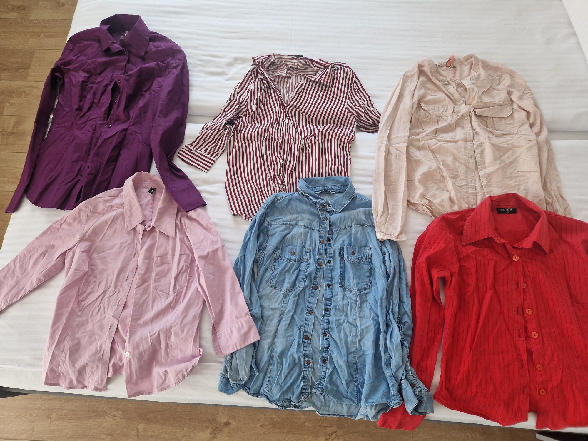 Дамски ризи с къс и дълъг ръкав Waikiki, Bershka, Zara и други