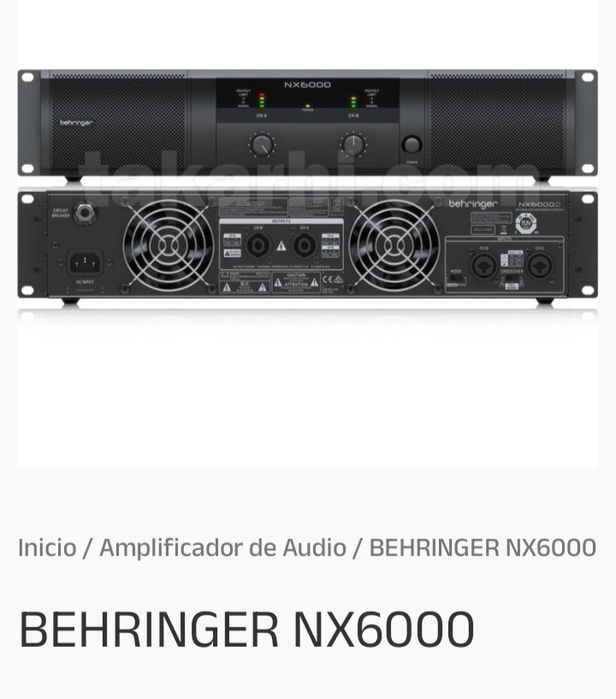 Amplificator Behringer nx6000