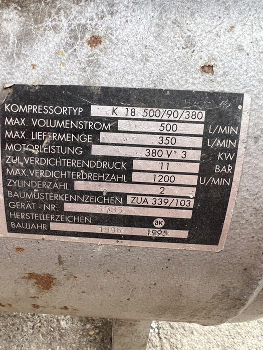 Compresor flaco trifazic 380