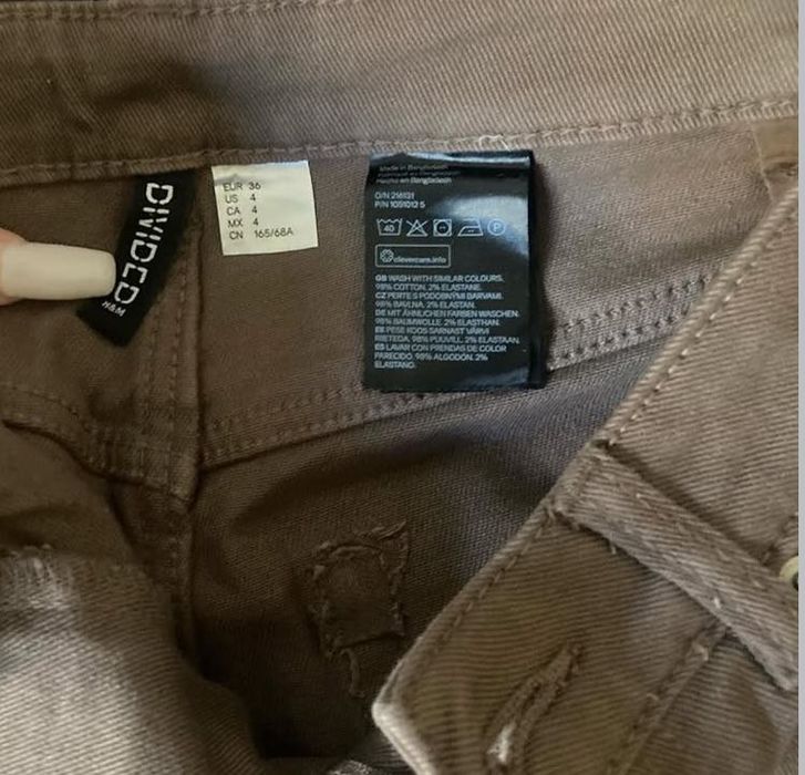 Чисто нови Кафяви дънки H&M