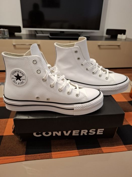 Tenisi inalti CONVERSE din piele -NOI-