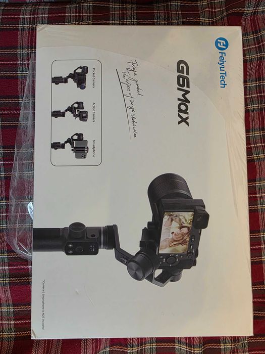 Sistem de Stabilizare pe 3 axe NOU - Feiyu Tech G6 Max gimbal
