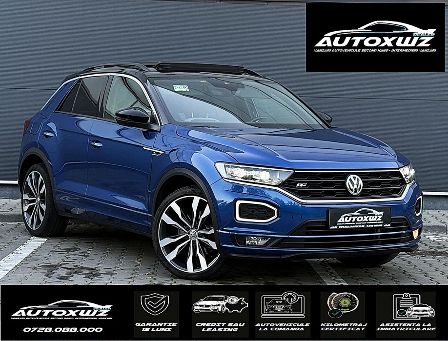 Volkswagen T-Roc Garantie12Luni/4x4/FaruriLed/TrapaPanoramic/Alcantara/CeasuriPlasma