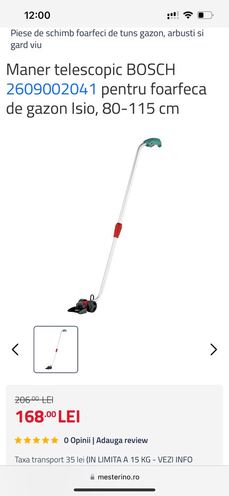 Maner telescopic Bosch