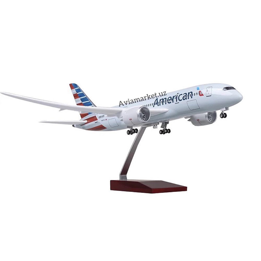 Самолет модель (Boeing 787-8 Dream Liner) American шикарный подарок
