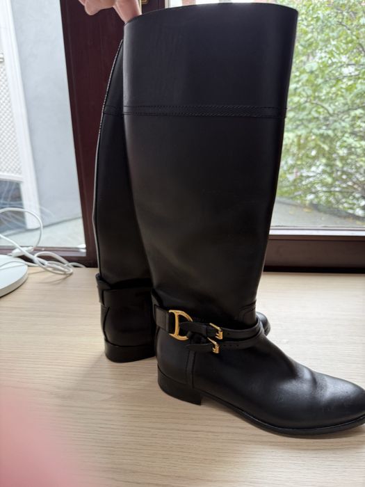 Cizme Ralph Lauren din piele naturală, mărimea 36.5 – ca noi