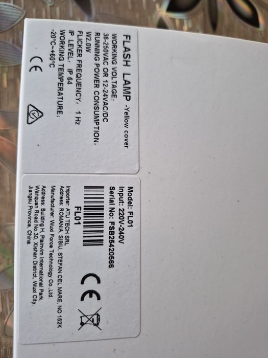 Lampa poarta Linomatik