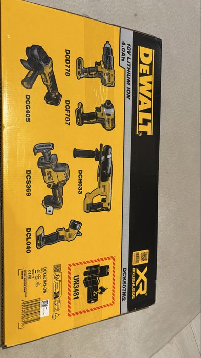 Vand set DeWalt 10 piese