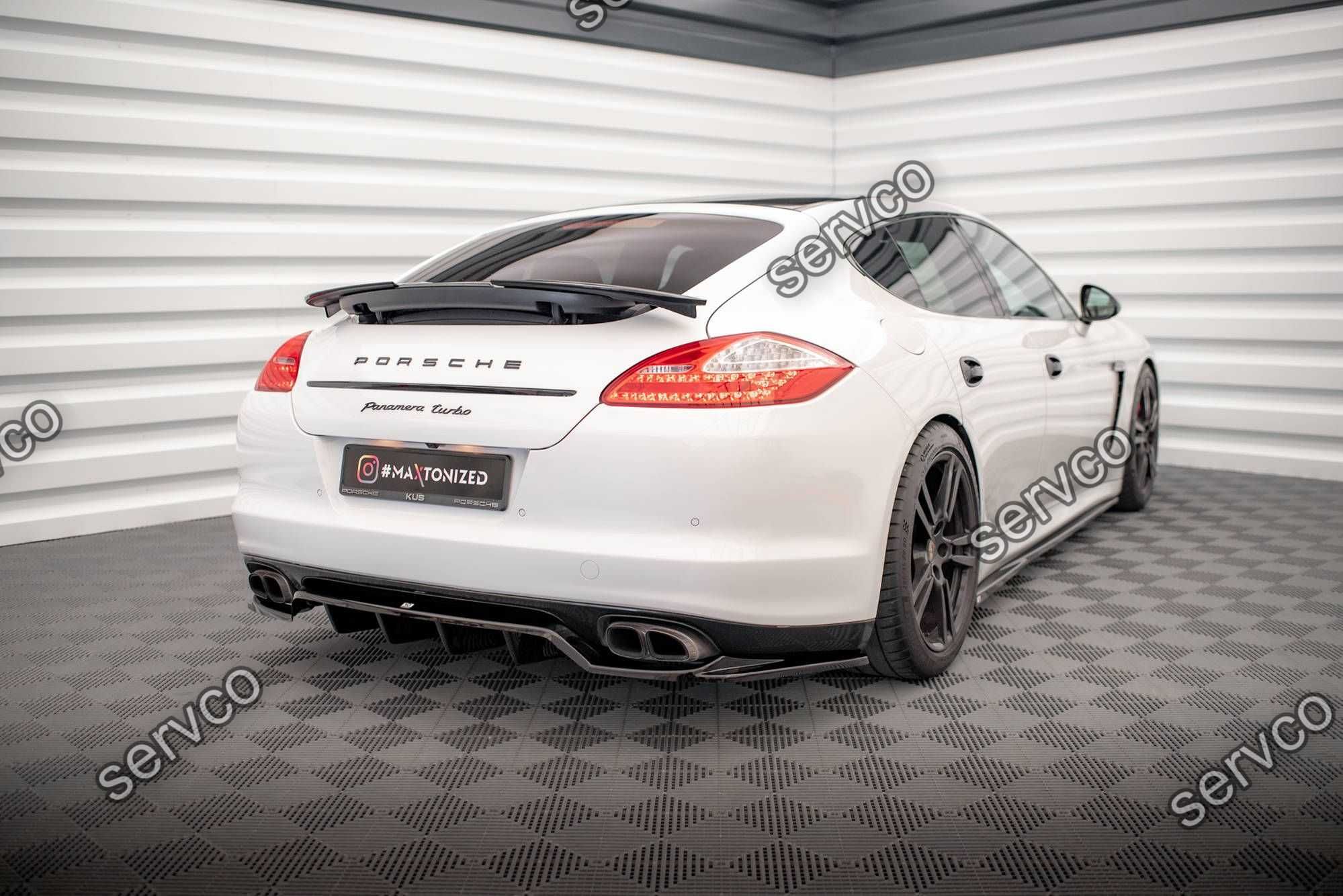 Prelungire bara spate Porsche Panamera Turbo 970 09-13 v6 - Maxton