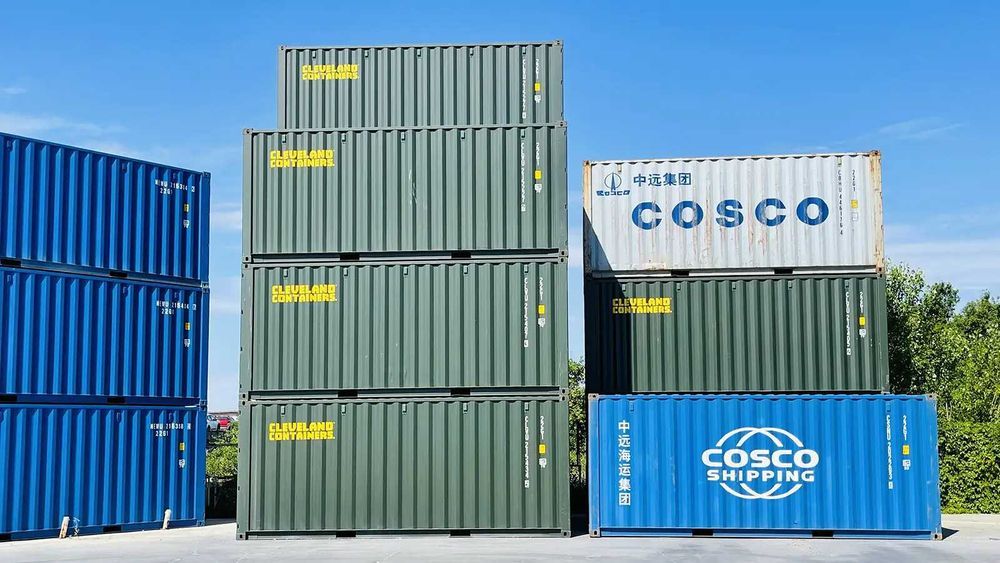 Containere maritime 20 DV SH verde 2019 7/10 Zurbaua