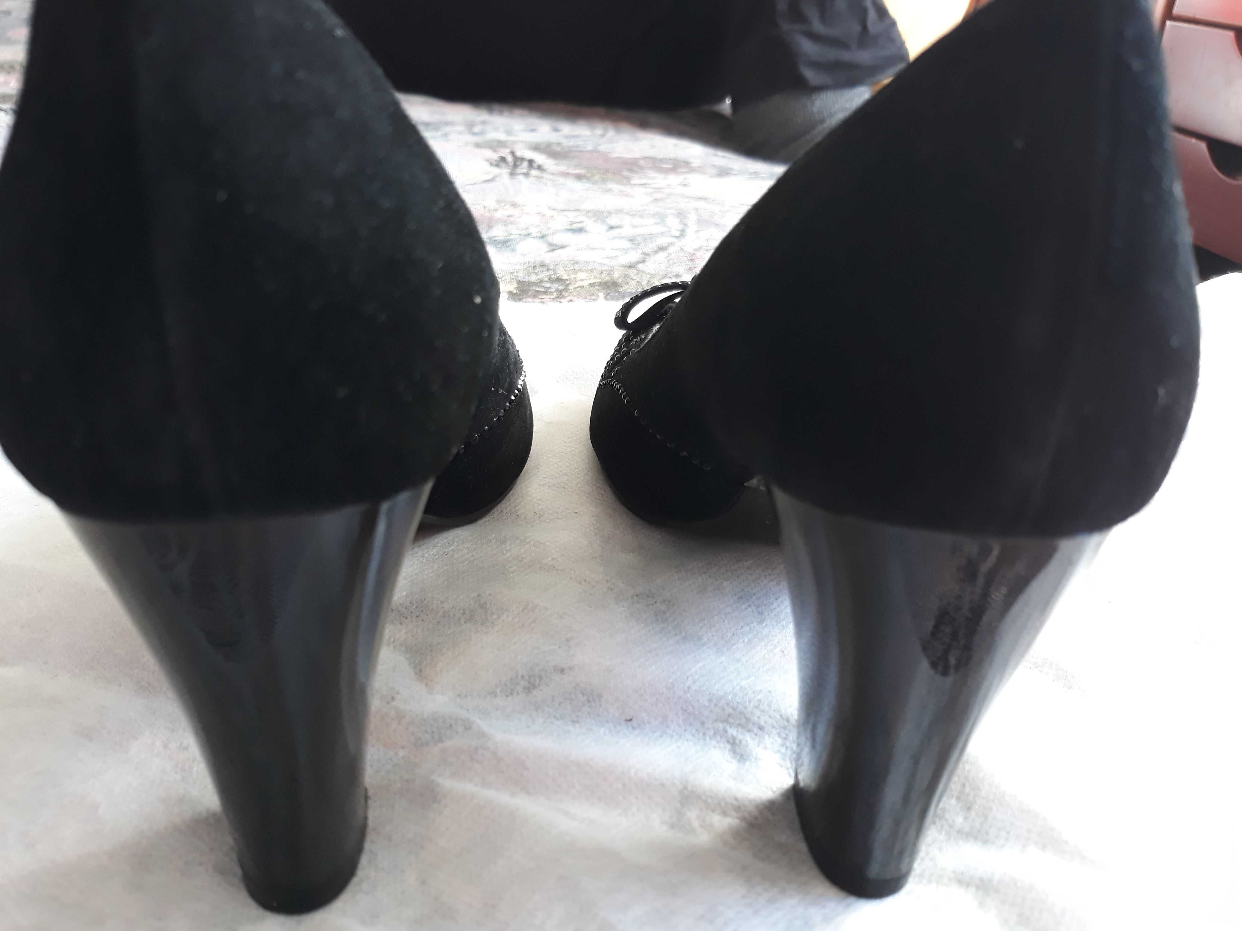 Pantofi dama ocazie de culoare neagra
