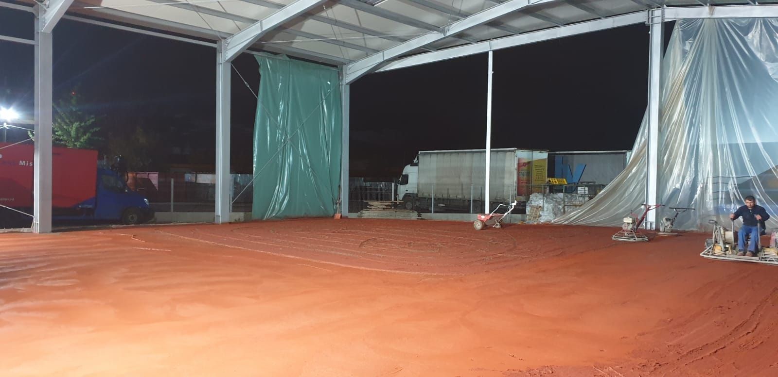Sapa beton cu Elicopter și Cuarț gri sau colorat, Elicopterizare Beton
