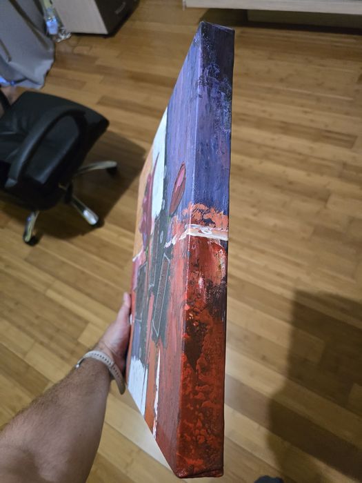 Tablou pictat  45/45 cm