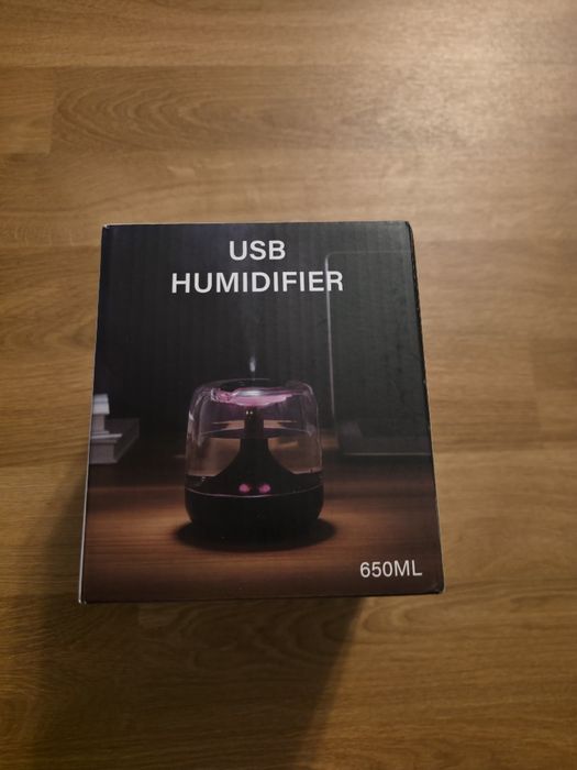 Umidificator de aer USB 650 ml, LED, aromaterapie