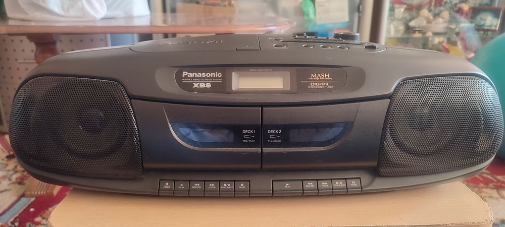 Dublu radiocasetofon+cd, Panasonic