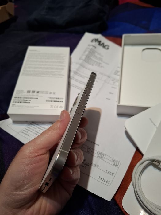 Iphone 15 pro max impecabil garantie factura emag 08.2027