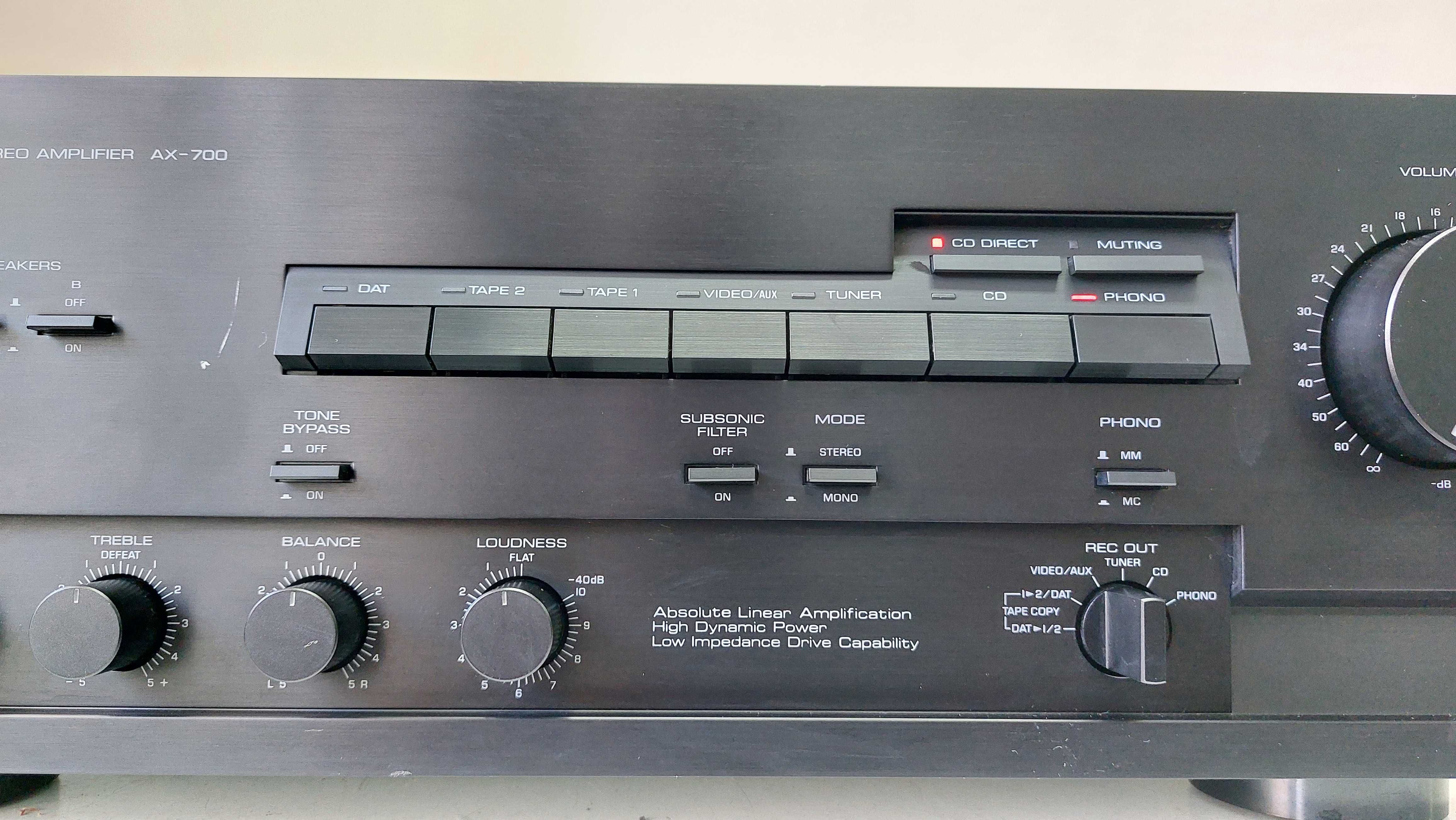 Yamaha AX 700 muzica amplificator stereo de colectie muzica