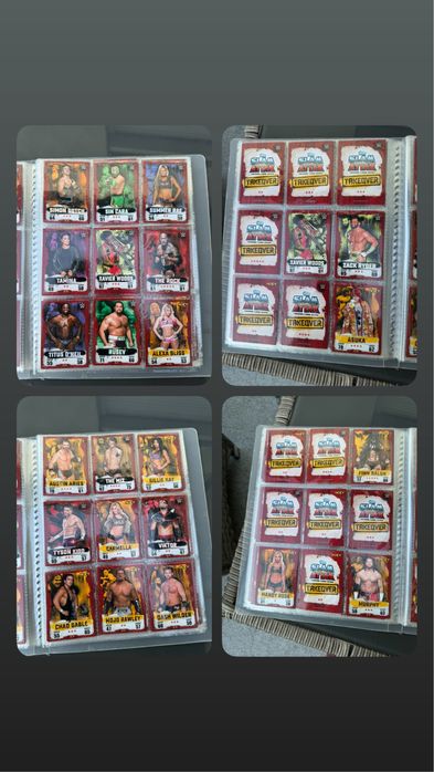 Colectie Carduri Slam Attax WWE peste 130 carti