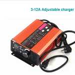 Incarcator pentru baterii li-ion de 72v, 84V max, reglabil 3-12A