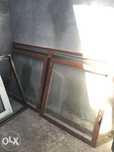 Geam fereastra termopan rama lemn160x110