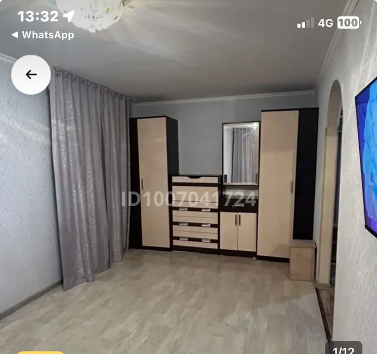 Срочная продажа 1 к кваотира за 9 млн