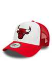 Sapca trucker cu model brodat, Rosu, Negru, Alb, 56-62 CM