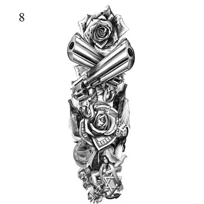 -NOU-Tatuaje Temporare Adulti Brat Antebrat Rezistente -30%