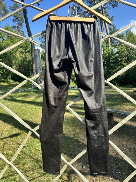 Pantaloni / colanti dama super skinny imitatie piele marime XS / S