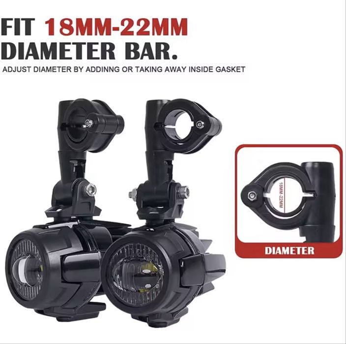 Proiectoare moto led kit complet ATV SUV OFF ROAD etc