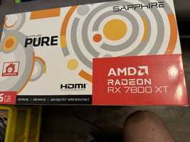 Placa video SAPPHIRE PURE AMD Radeon RX 7800 XT, 16GB GDDR6, 256bit