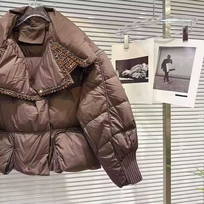 Jacheta noua cu strasuri versatila cu bumbac captusita