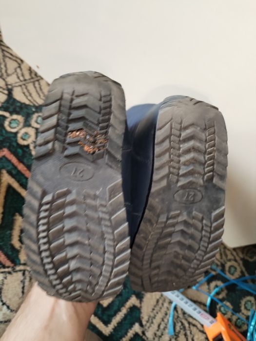 Детские тёплые сапоги размер 27