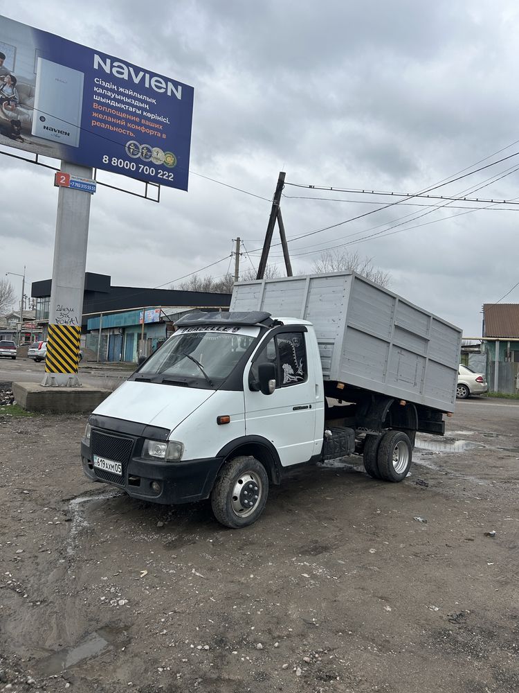 Грузоперевозки и Вывоз мусора газель по городу Алматы Открытый газель