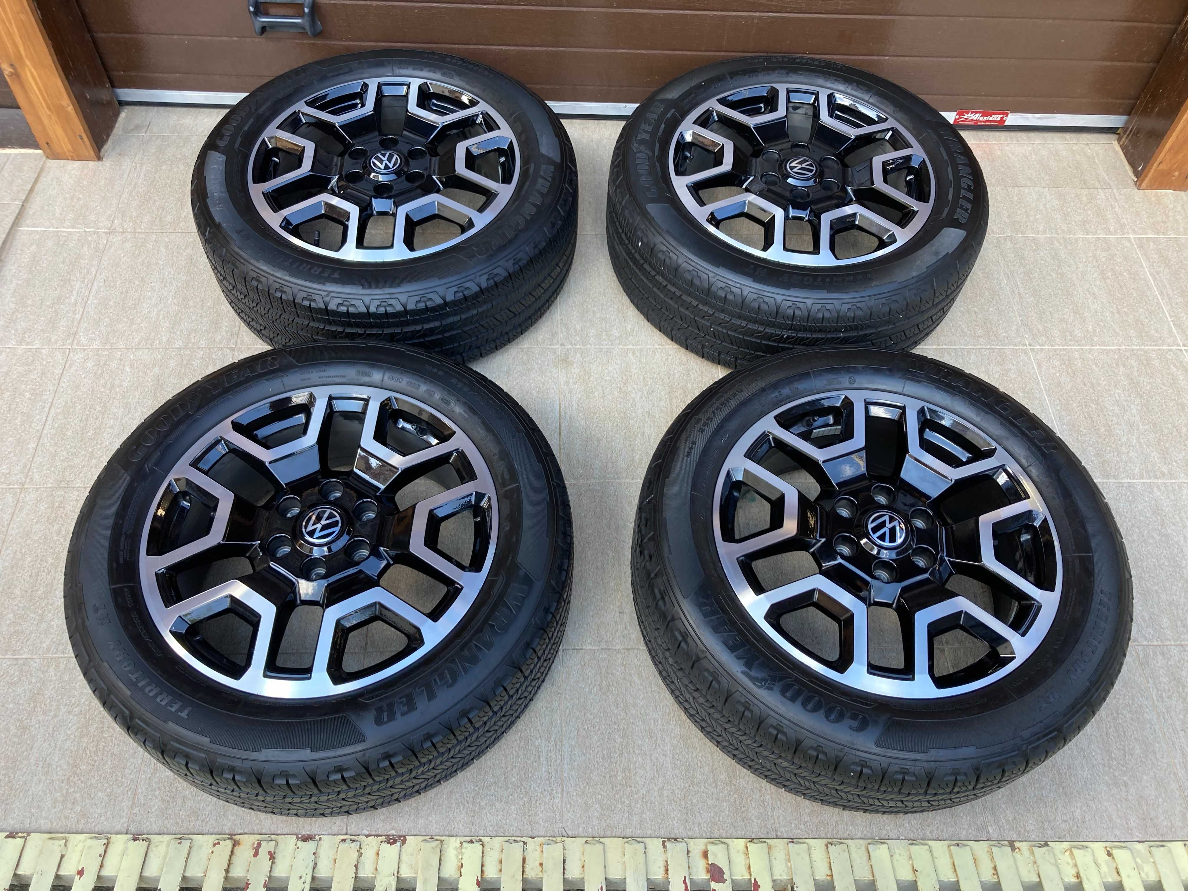 Jante Noi VW Amarok 2 R20 + GoodYear Noi 255/55R20 DOT2023 - 6×139.7