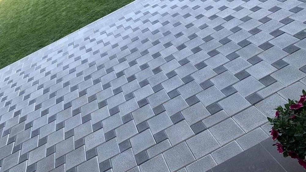 Dale din beton prefabricat 40x40 Pavaje si Pavele Romb 3D 20x10 Montaj