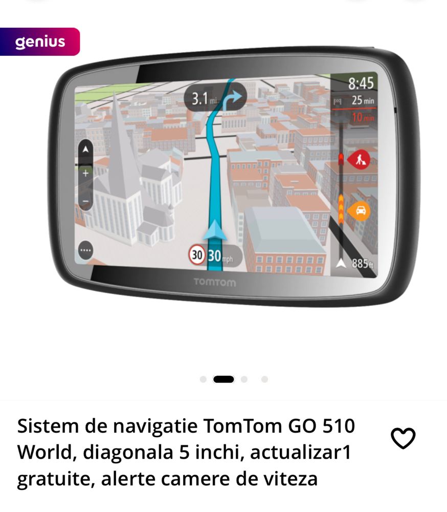 Sistem navigatie (gps) TomTom Go 510 sigilat