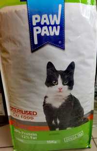 PAW PAW суха храна за котки 15кг.