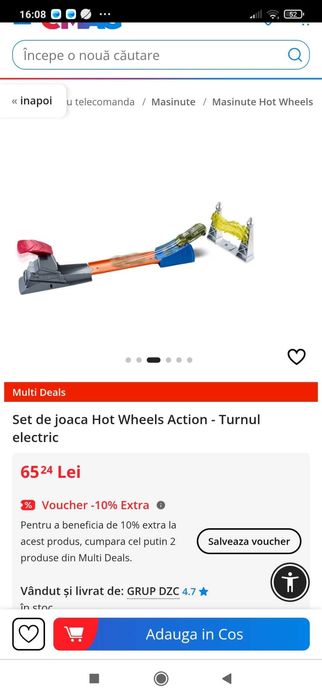 Hot wheels turnul electric